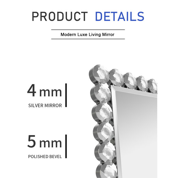 Rosdorf Park Dileo Beveled Full Length Mirror & Reviews Wayfair